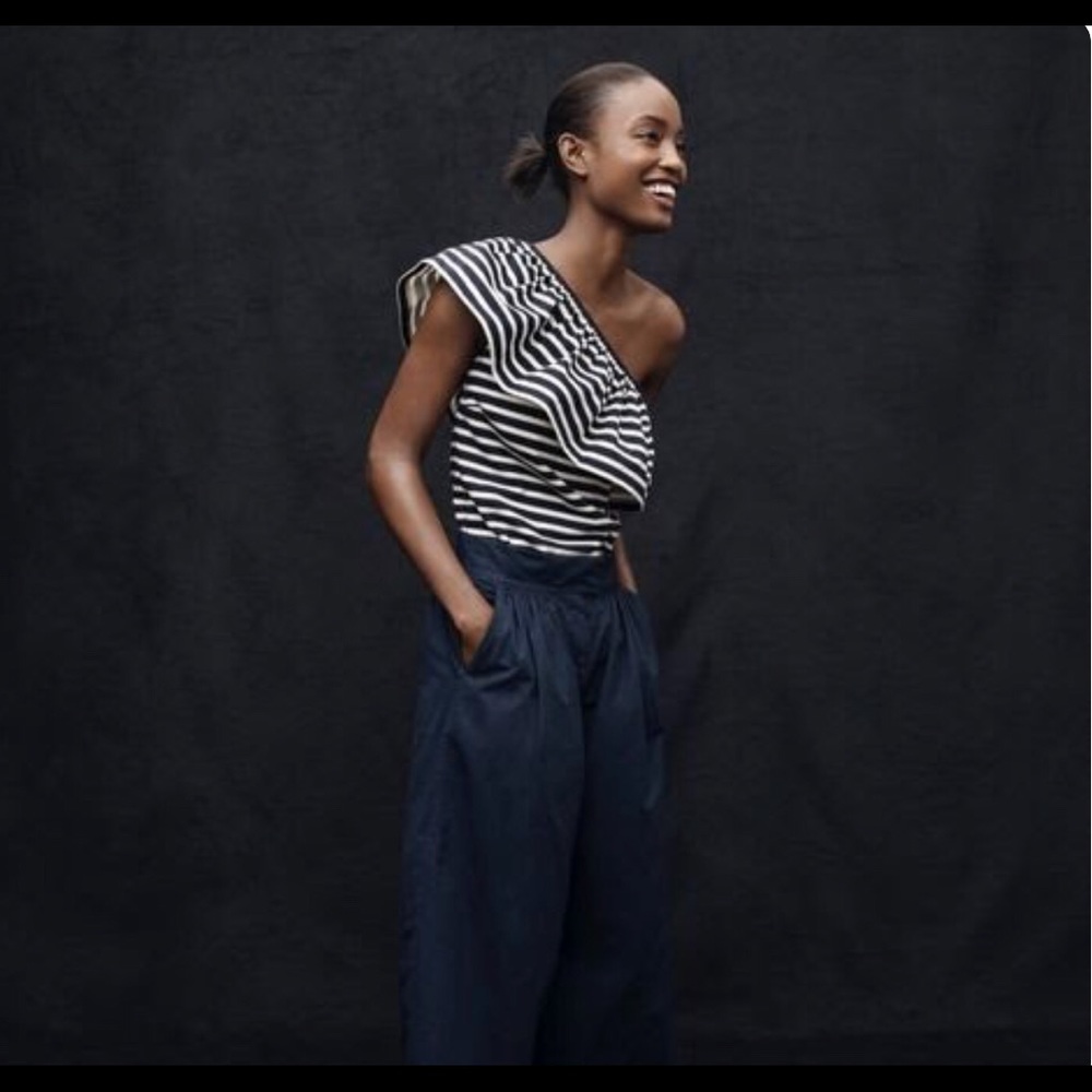 NWT J Crew one shoulder top